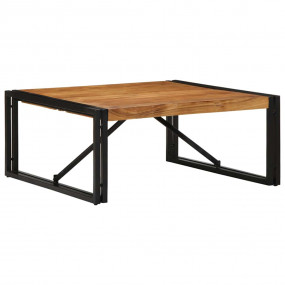 Coffee Table Acacia Wood Natural Solid Acacia Wood Medi...
