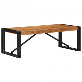 Coffee Table Natural wood color Solid acacia wood, powd...