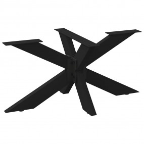 Coffee Table Leg Black Powder-coated Steel Adjustable F...