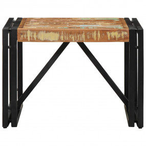 Coffee Table Multicolor Solid reclaimed wood 19.7 x 19....