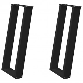 Console Table Leg Black Powder-coated steel Adjustable ...