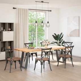 Dining Table Leg Anthracite Powder-coated steel Standar...