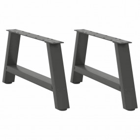 Coffee Table Leg Anthracite Powder-coated steel 23.6 x