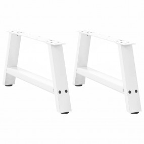 Coffee Table Leg White Powder-coated steel