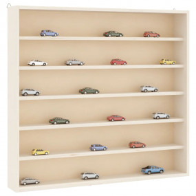 Wooden Collector's Display Case Natural wood Plywood Me...