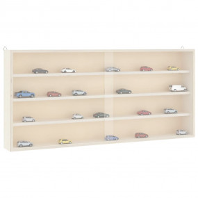 Wooden Collector's Display Case Wooden Brown Plywood La...