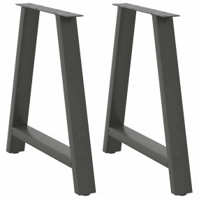 Coffee Table Leg Anthracite Powder-Coated Steel Medium