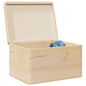 Wooden Box Natural wood Solid pine wood Large Wooden Bo...