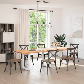 Coffee Table Leg Set of 3 White Powder-coated steel 27....