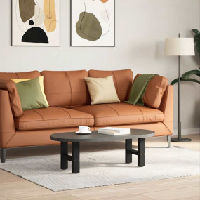 Coffee Table Leg Set of 2 Black Powder-coated steel