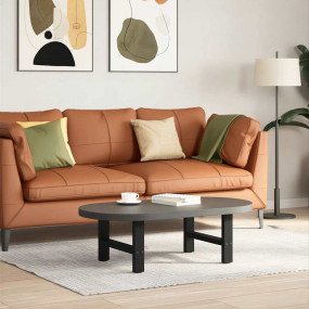 Coffee Table Leg Set of 2 Black Powder-coated steel