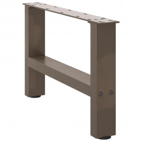 Coffee Table Leg Set of 2 Natural Steel Powder-coated s...