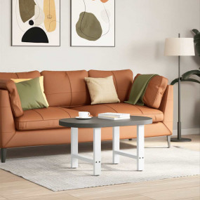 Coffee Table Leg Set of 2 White Powder-coated steel