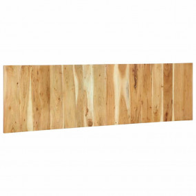 Headboard Natural wood Solid acacia wood 70.9 in wide I...