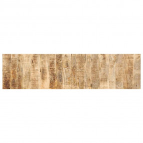 Headboard Natural Wood Solid Mango Wood 78.7 in Durable