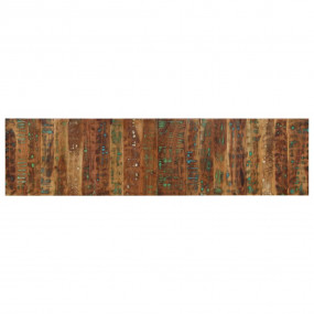 Headboard Multicolored Reclaimed wood 78.7 in Industria...
