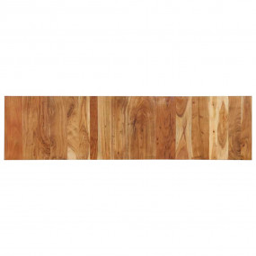 Headboard Natural wood tone Solid Acacia wood 78.7 inch...
