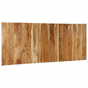 Headboard Natural Acacia Solid Acacia wood 78.7 in x 31...