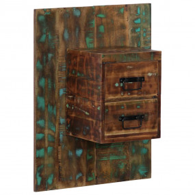Bedside Cabinet Multicolor Solid reclaimed wood Small