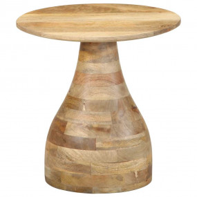 Side Table Mango wood tones Solid mango wood Small Dura...