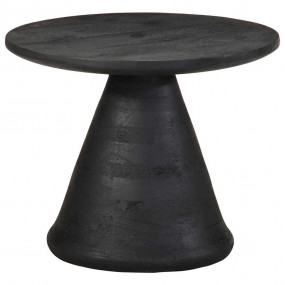 Side Table Black Solid mango wood Small Durable Side Ta...