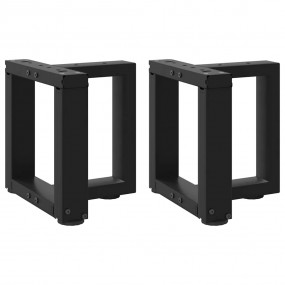 Coffee Table Leg Black Powder-coated steel Standard