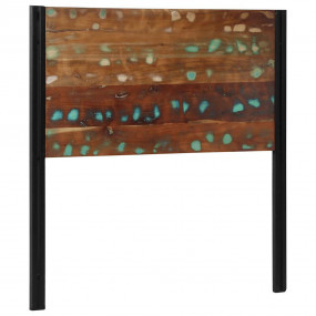 Headboard Mixed Color Solid reclaimed wood and iron For...