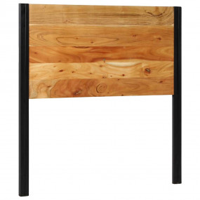 Headboard Brown Solid acacia wood 39.4 in Durable Headb...