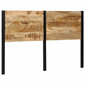 Headboard Natural Wood Solid mango wood, iron