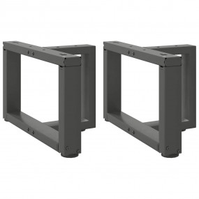 Coffee Table Leg Anthracite Powder-coated steel