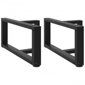 Coffee Table Leg Black Powder-coated steel Adjustable h...