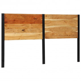 Headboard Natural wood Solid Acacia Wood 72 in Headboar...