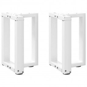 Coffee Table Leg White Powder-coated steel Medium Adjus...