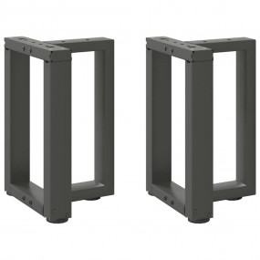Coffee Table Leg Anthracite Powder-Coated Steel Medium