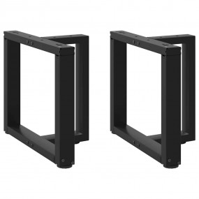 Coffee Table Leg Black Powder-coated steel Medium