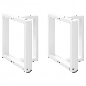 Coffee Table Leg White Powder-coated steel Adjustable H...
