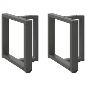 Coffee Table Leg Anthracite Powder-Coated Steel