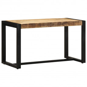 Bench Natural wood Solid rough mango wood, iron
