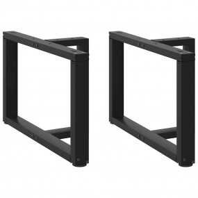 Coffee Table Leg Black Powder-coated steel Medium Adjus...