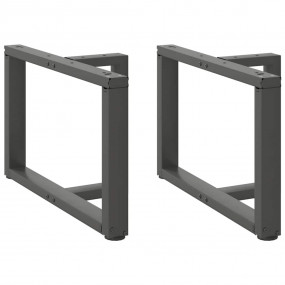 Coffee Table Leg Anthracite Powder-coated steel Height-...
