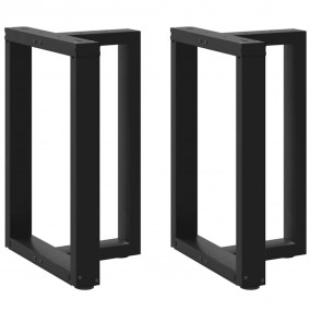 Dining Table Leg Black Powder-coated steel Adjustable L...
