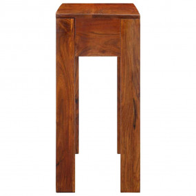 Console Table Honey brown Solid acacia wood Medium Cons...