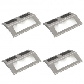 Garden Light Silver Stainless Steel, PP Compact Solar