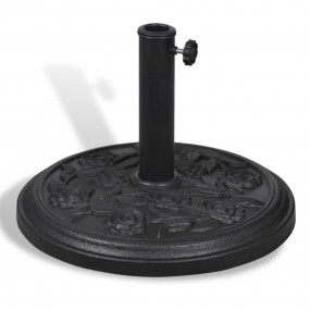 Parasol Base Black Resin Medium Heavy Weight Support