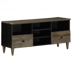 TV Cabinet Black with a light grey finish