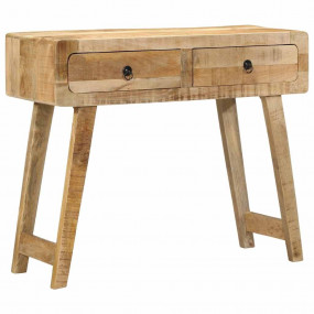 Console Table Rough Mango Wood Solid Mango Wood Medium