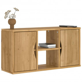 TV Cabinet Honey Solid pine wood with honey wax finish ...
