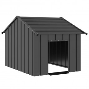 Dog House Anthracite Galvanized Steel Medium Durable Do...
