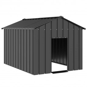 Dog House Anthracite Galvanized Steel 44.5 x 60.2 x 39....