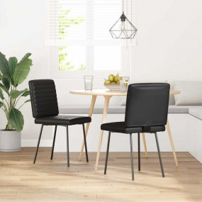 Dining Chair Set of 2 Black